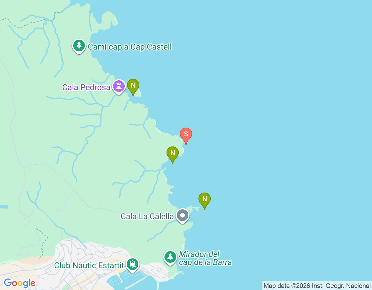 Mapa de ubicación de el Rossinyol