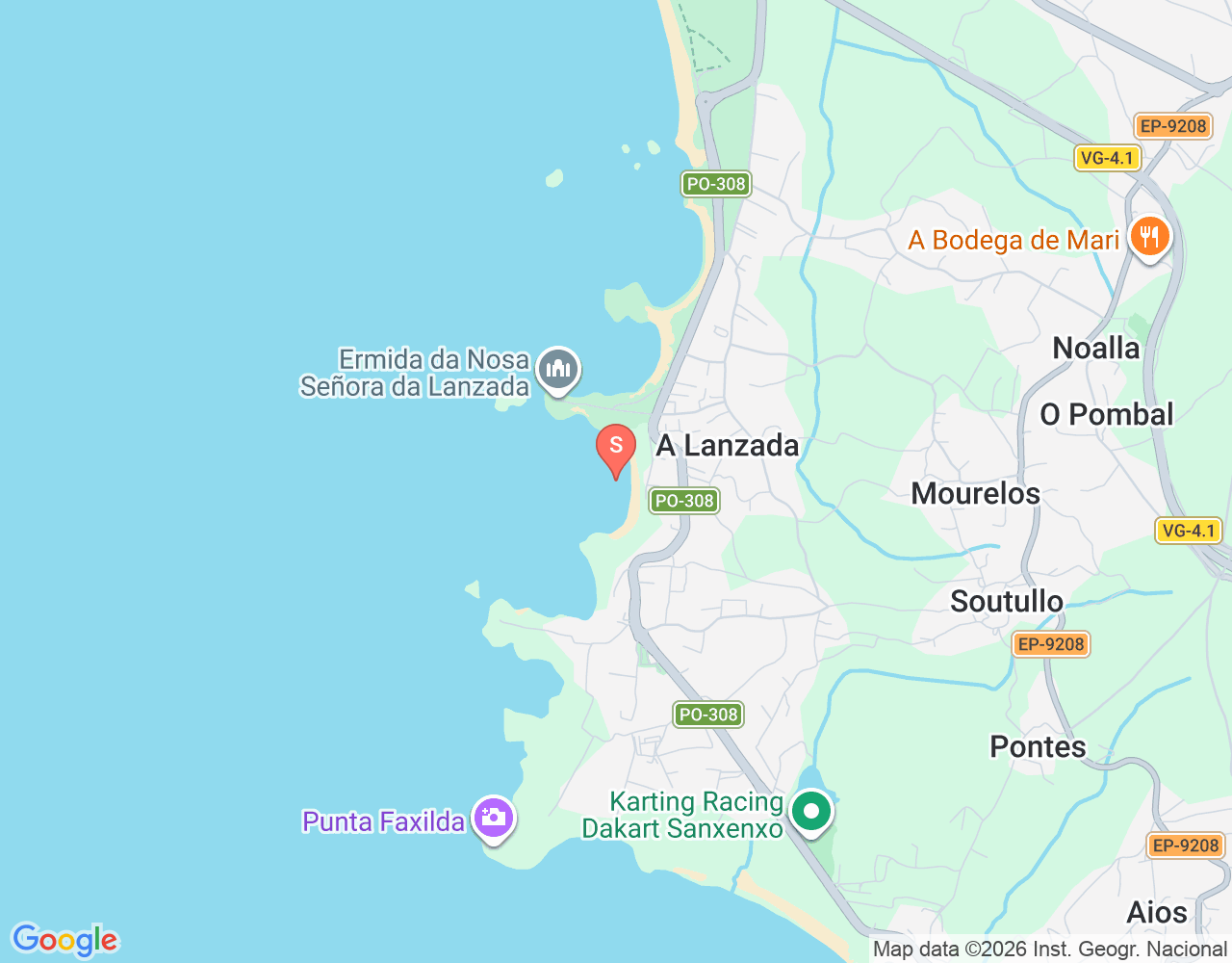 Foxos location map