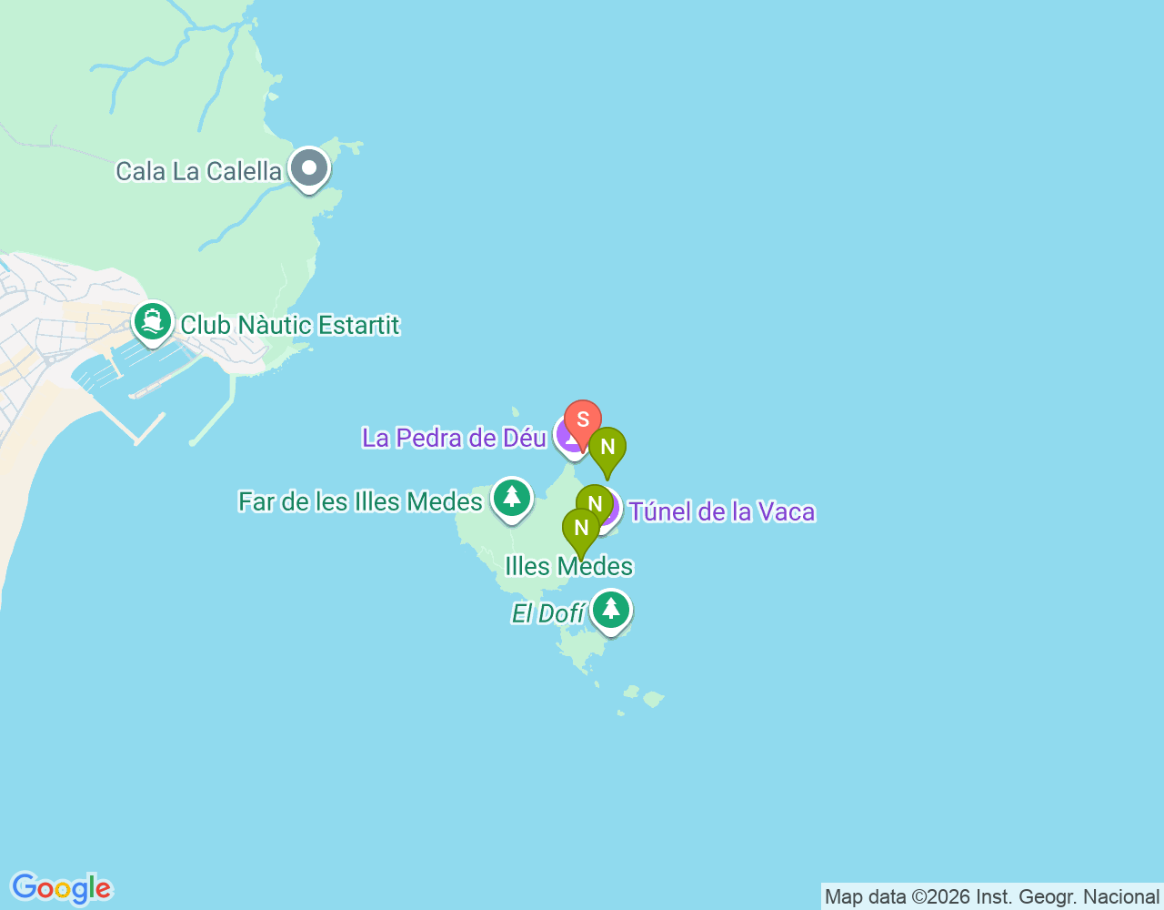Mapa da localização de La Pedra de Déu