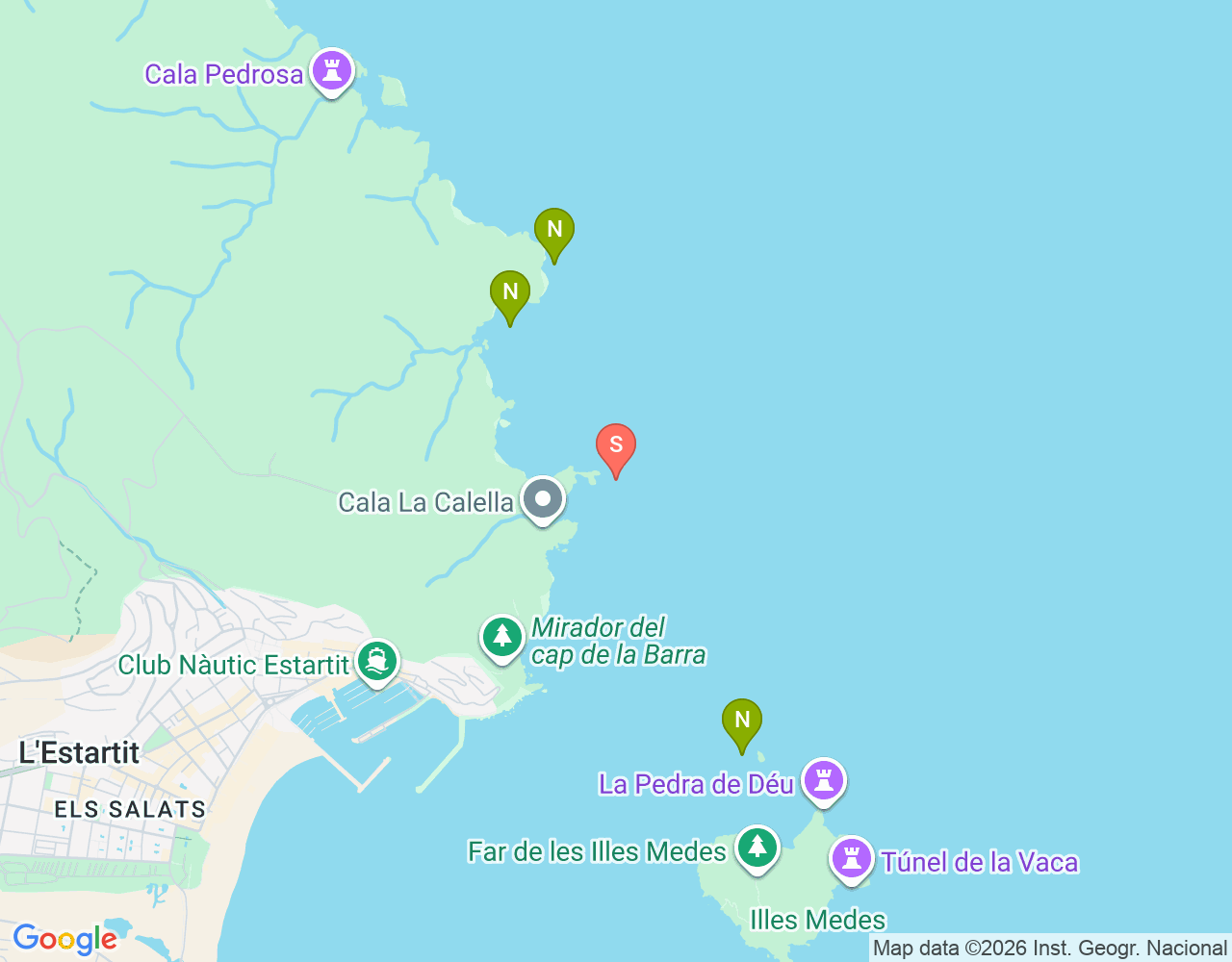 Mapa de ubicación de les Salines