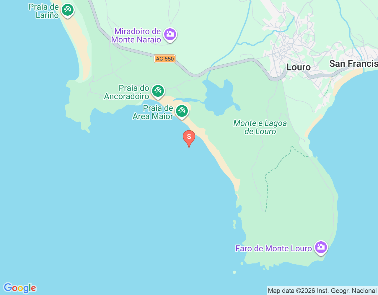 Louro Ancoradoiro location map