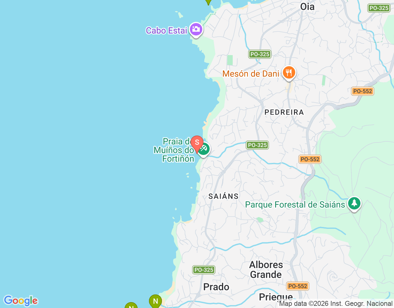 O Fortiñón location map