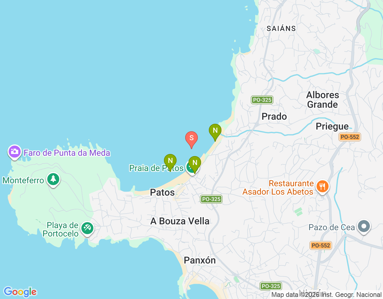 Mapa de ubicación de Patos