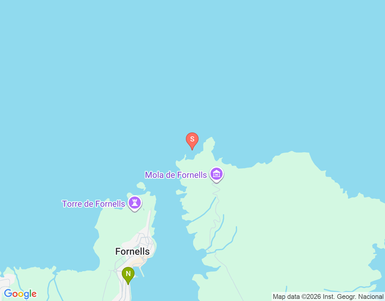 Mapa da localização de Punta des Murter