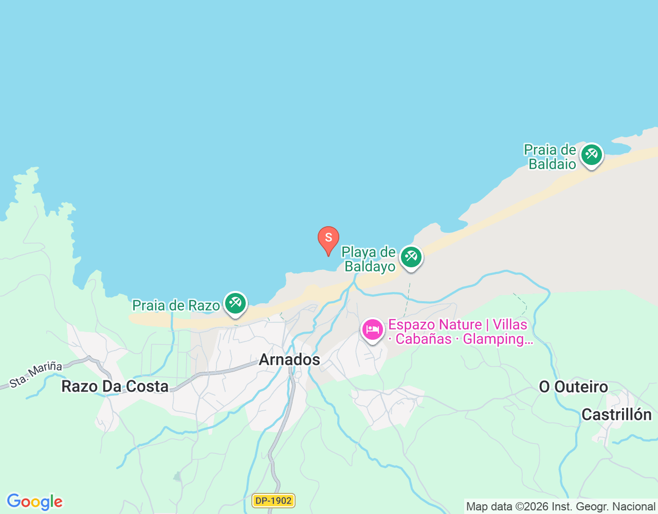 Razo location map