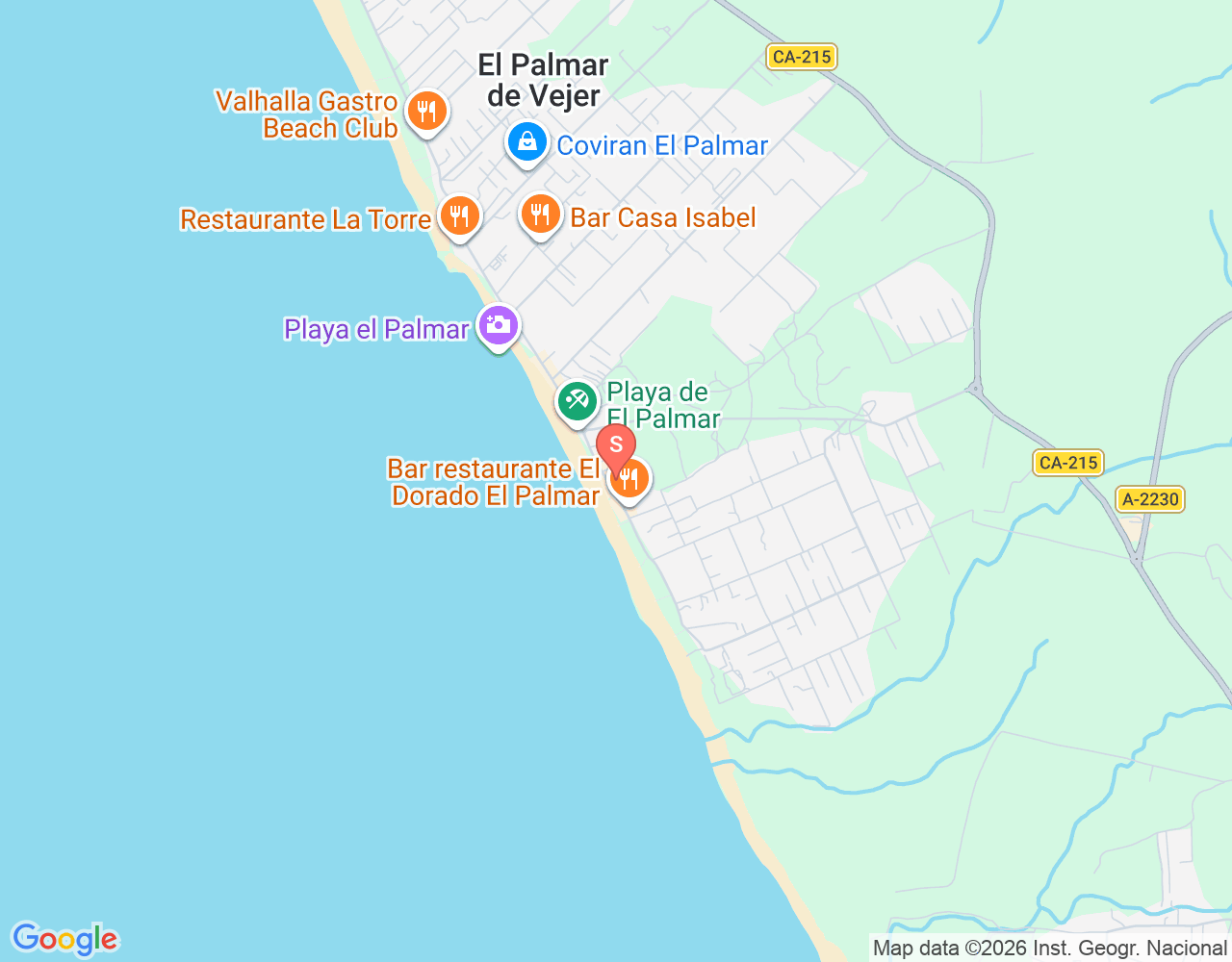 Mapa de ubicación de Yemayá Escuela de Surf