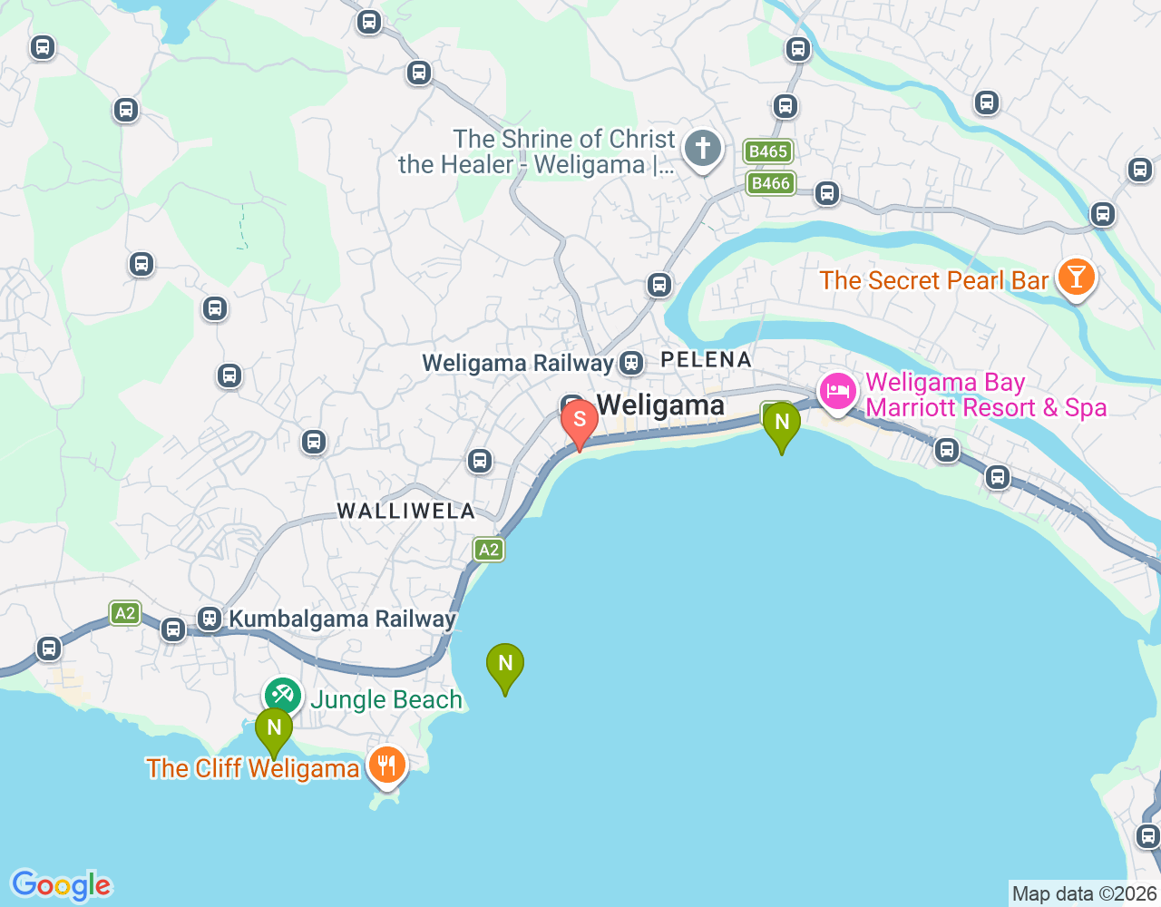 Coconut King Point location map