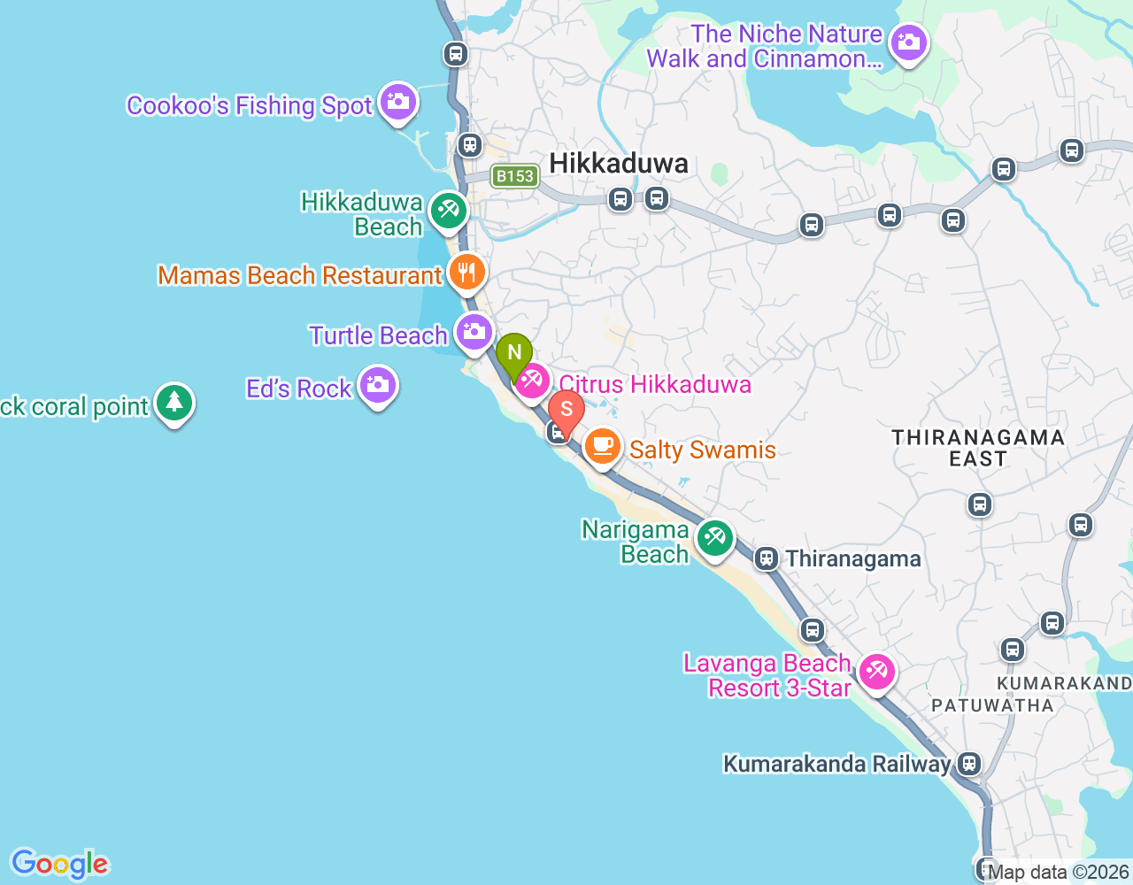 Mapa da localização de Surf Control