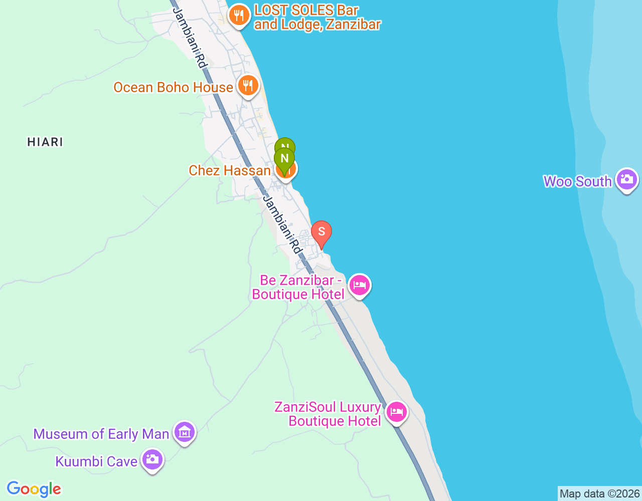 Mapa de ubicación de KiteWorldWide