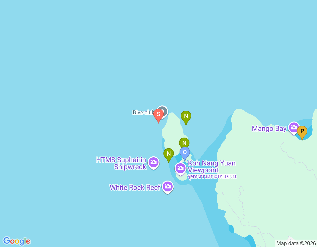 Mapa de ubicación de Green Rock