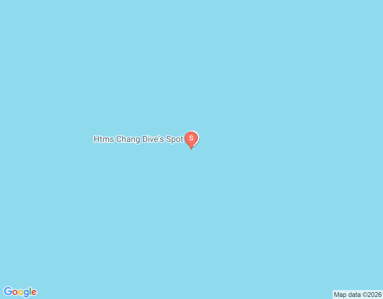 Mapa de ubicación de HTMS Chang (Wreck) - Scuba Diving