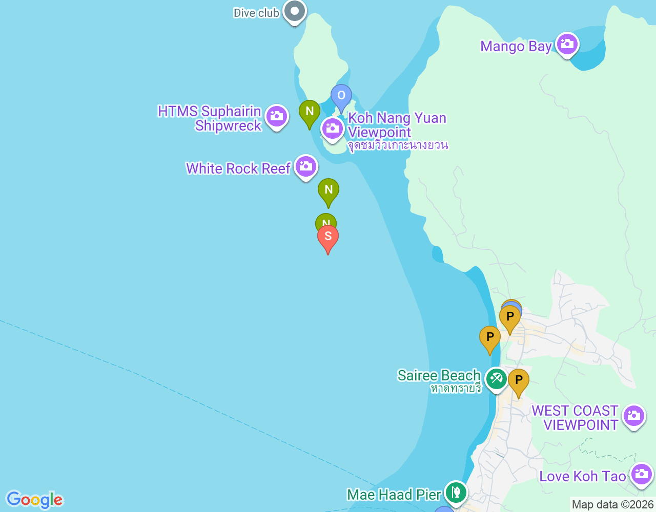 Mapa de ubicación de HTMS Sattakut