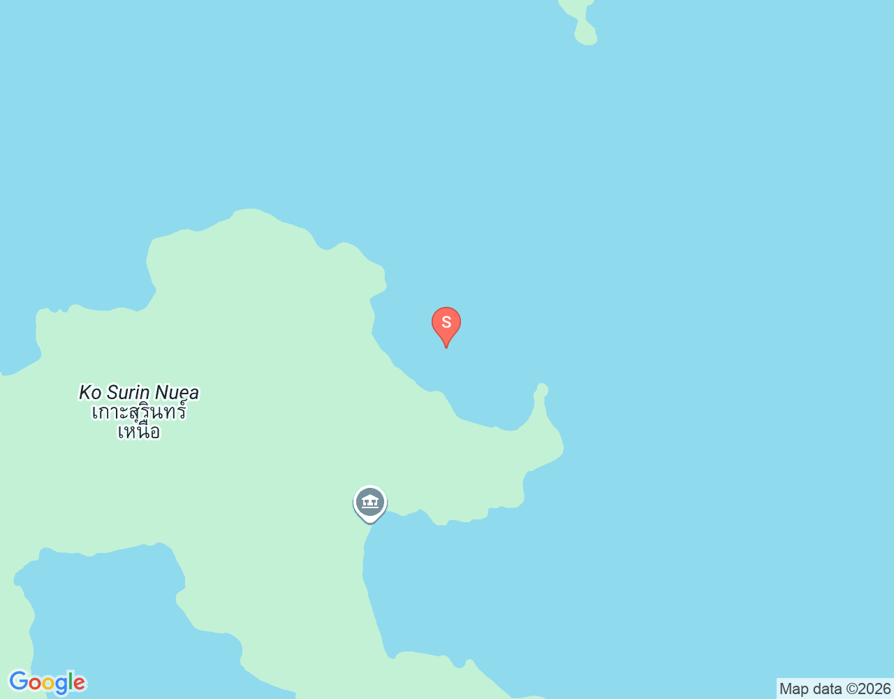 Mapa da localização de Jaak (Chak) Bay
