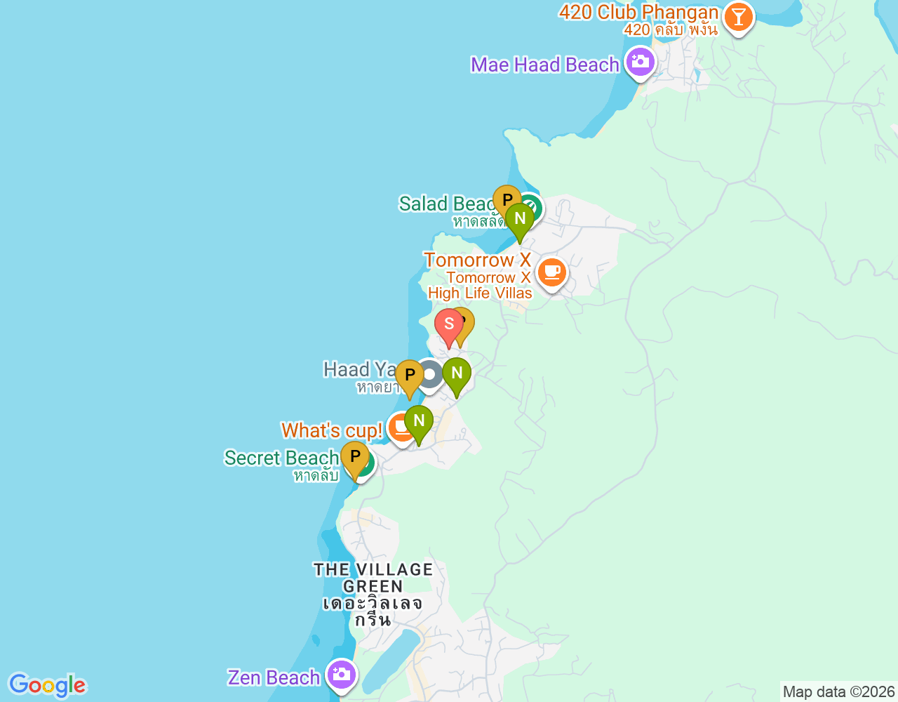 Mapa da localização de Reefers