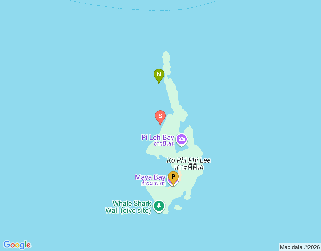 Mapa de ubicación de หินเต่า