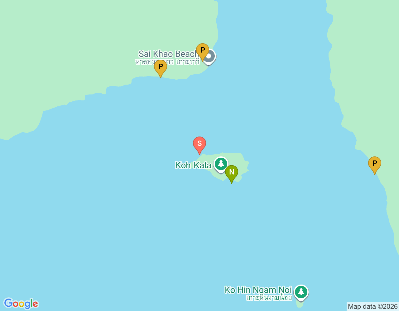 Mapa da localização de Koh Bang Noi