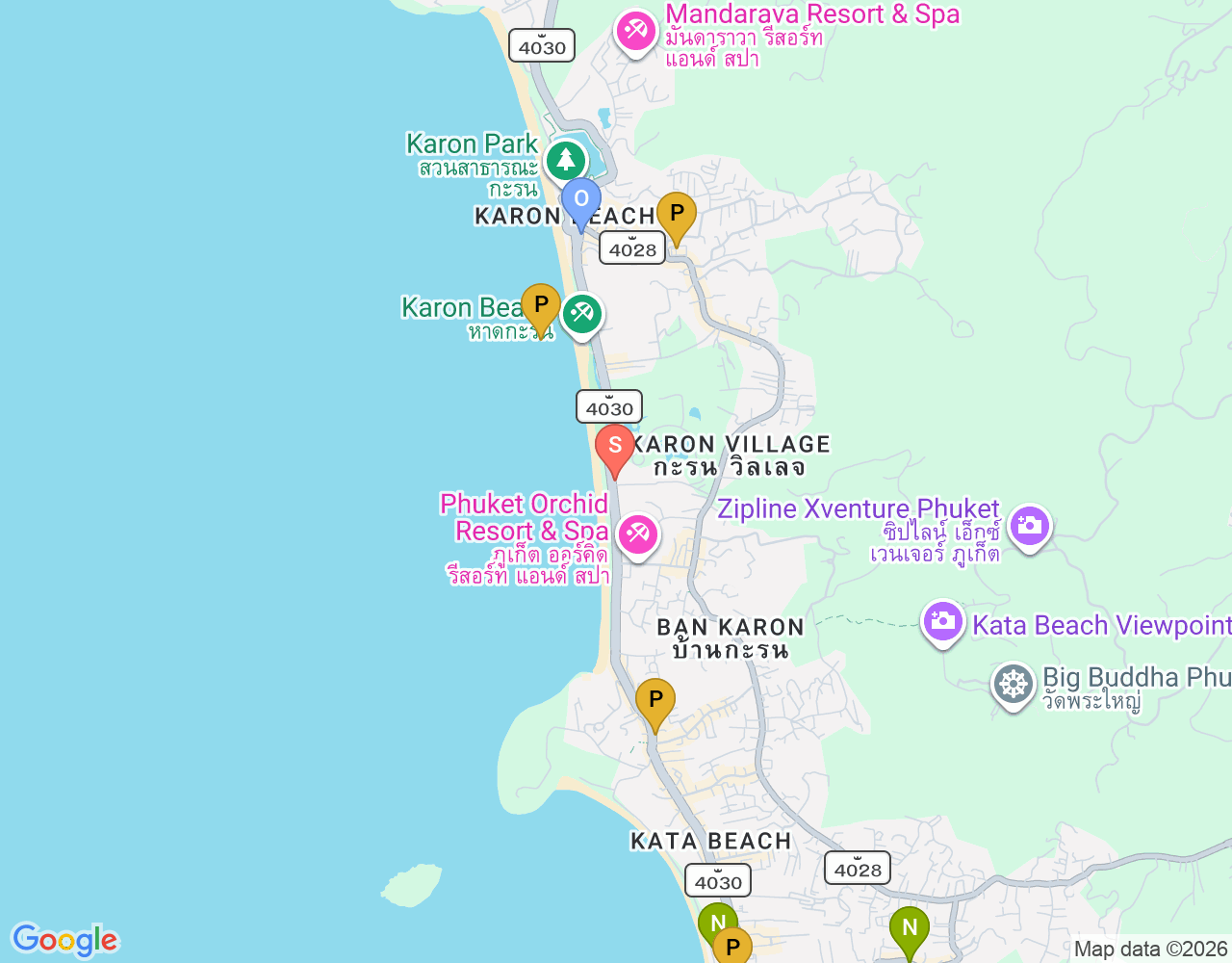 Mapa da localização de Sub Aqua