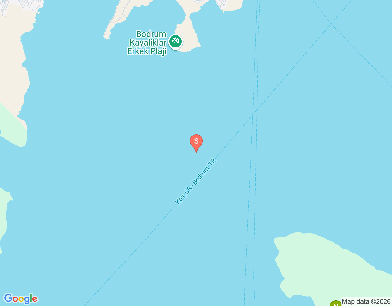 Mapa da localização de Büyük Resif