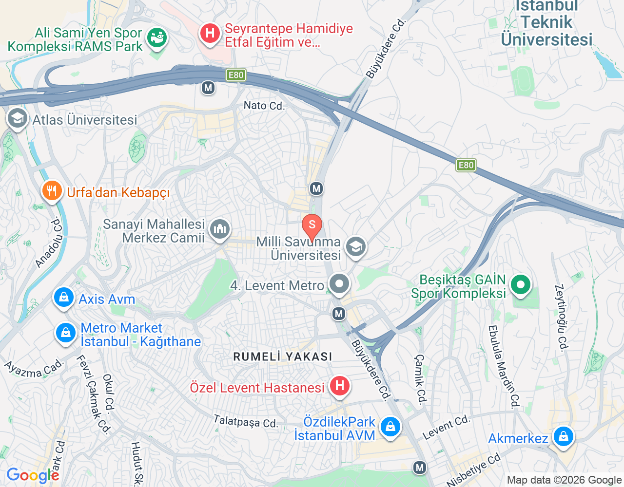 Mapa da localização de Turuncu Dalış Merkezi