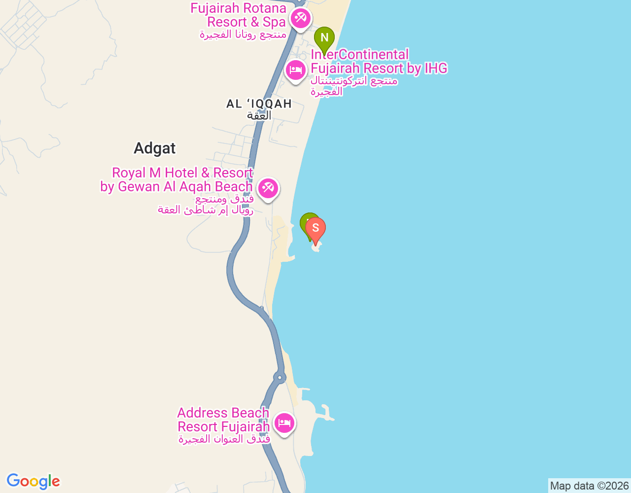 Mapa de ubicación de Snoopy Island Reef