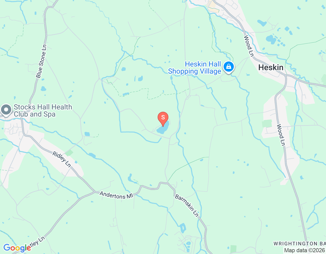 Mapa da localização de Eccleston Delph