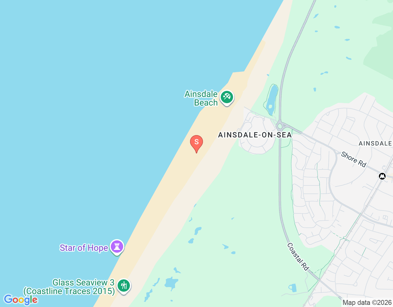 Mapa de ubicación de Kite zone