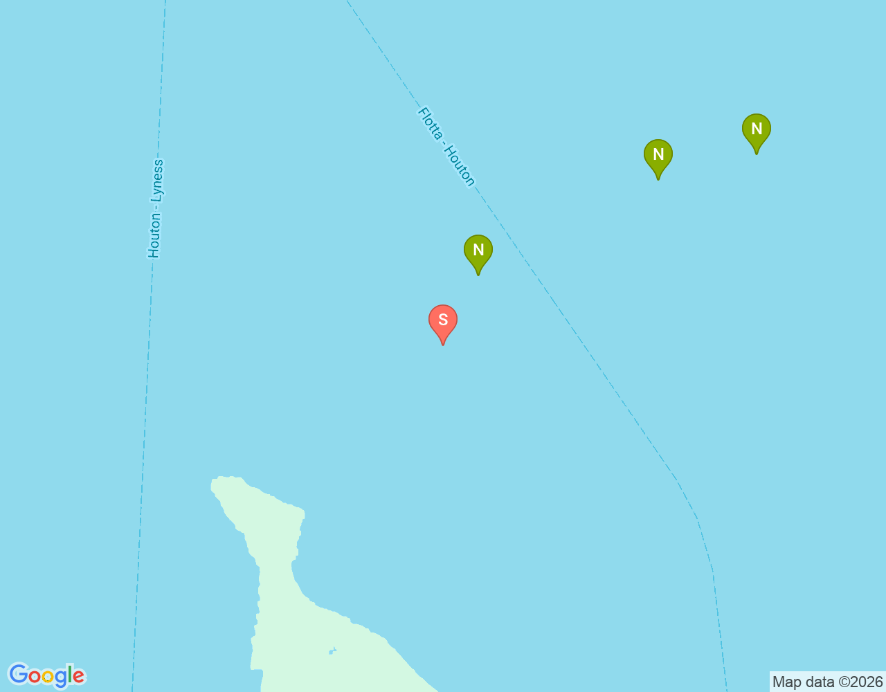 Mapa da localização de SMS Markgraf