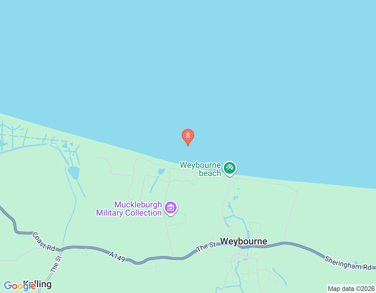 Mapa da localização de SS Rosalie