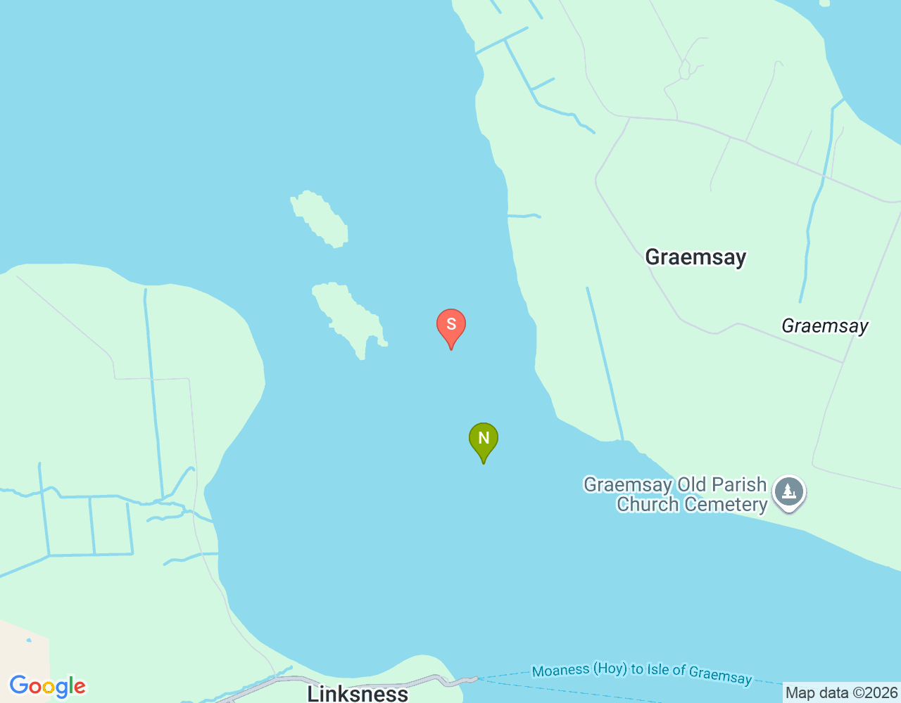 Mapa da localização de Tabarka (navio naufragado)