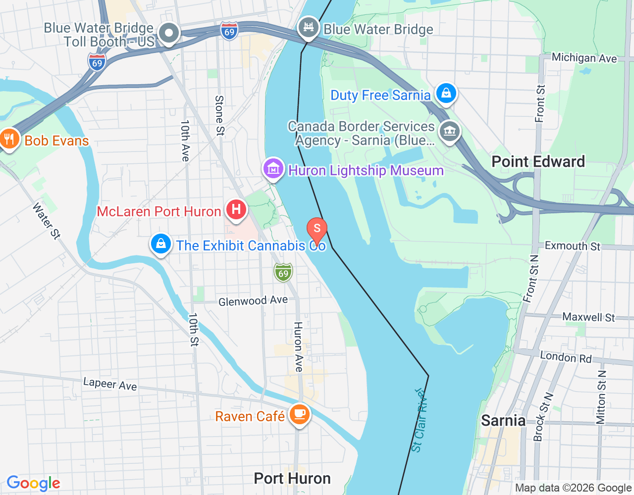 A. R. Colborn and Crane (Wrack) location map