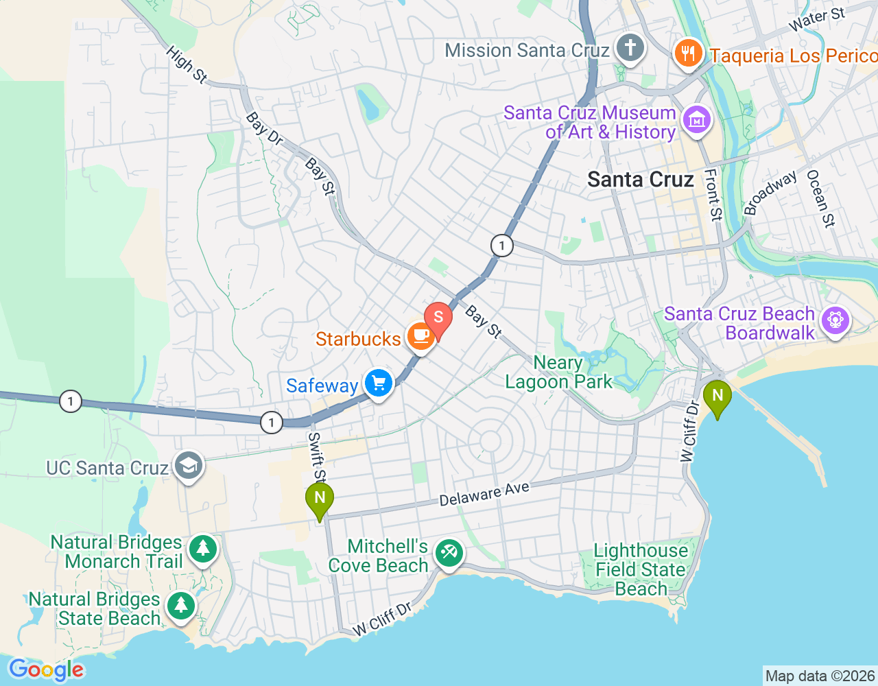 B! location map