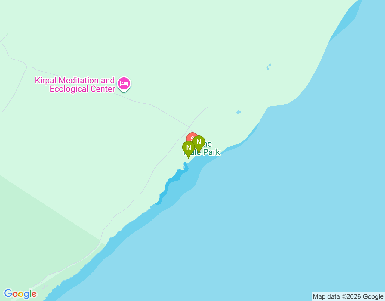 Mapa de ubicación de First Bay