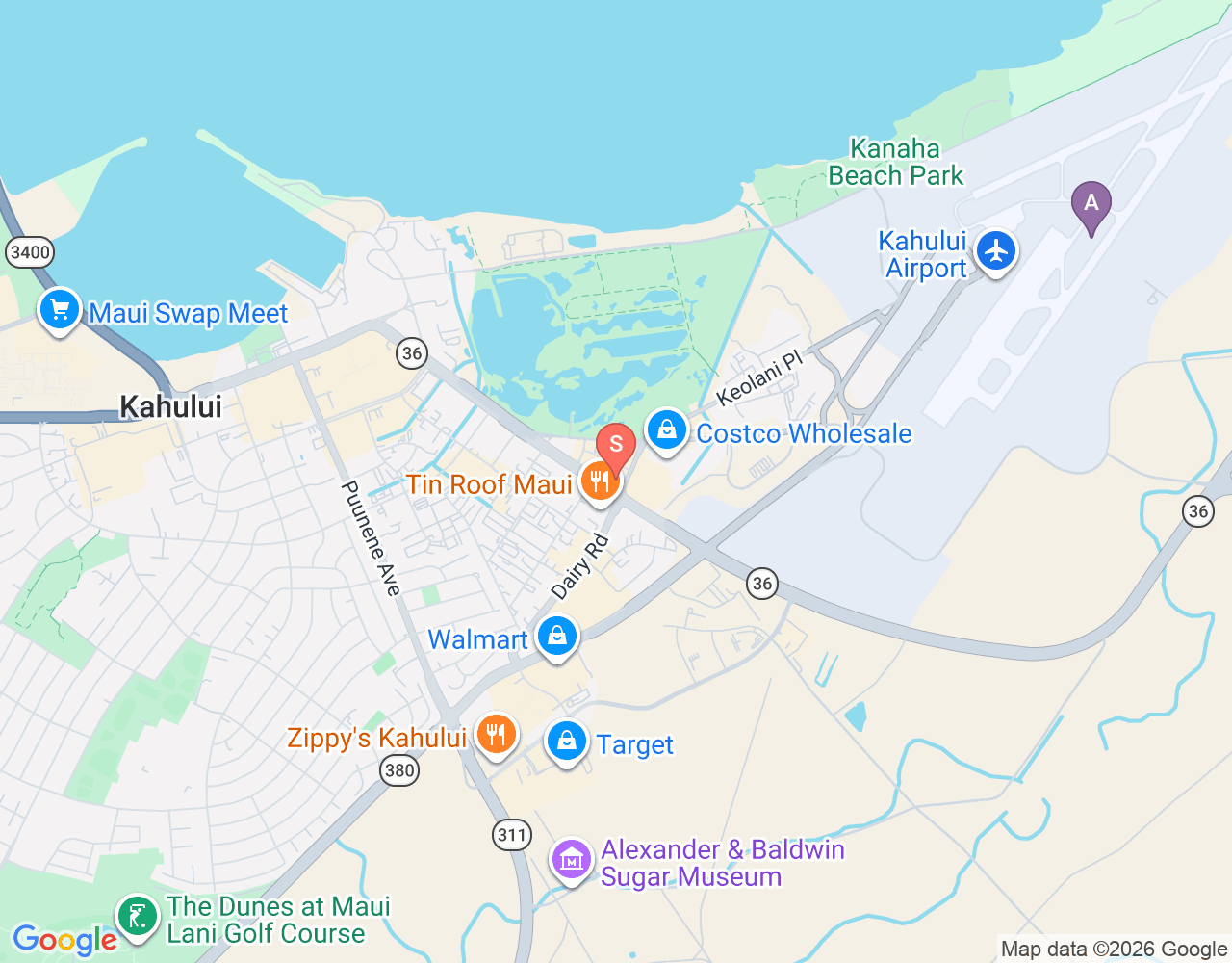 Mapa da localização de Hawaiian Island Surf and Sport