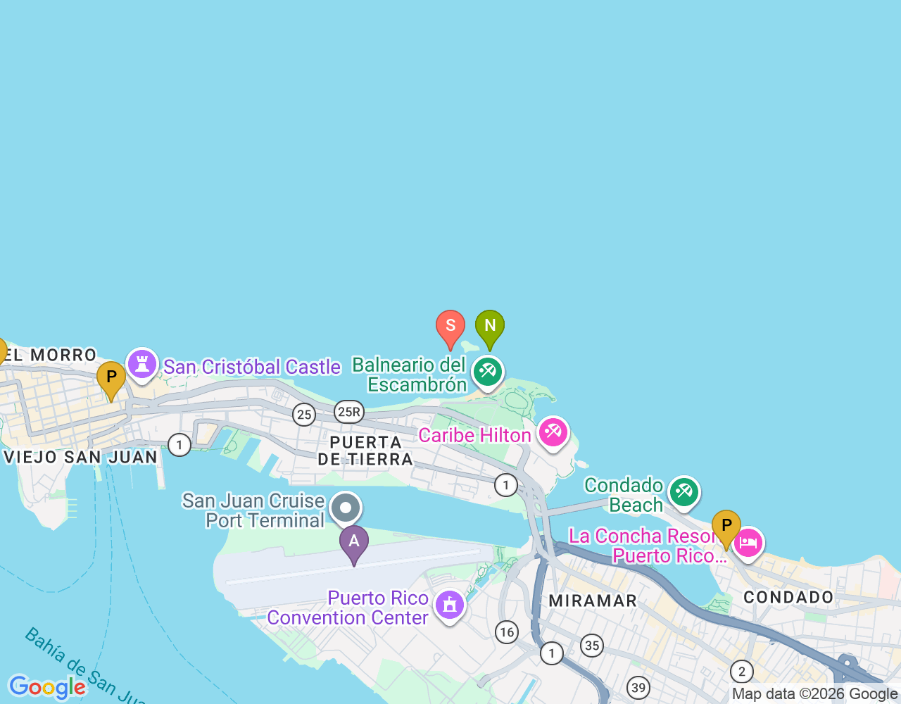 Mapa de ubicación de La Ocho