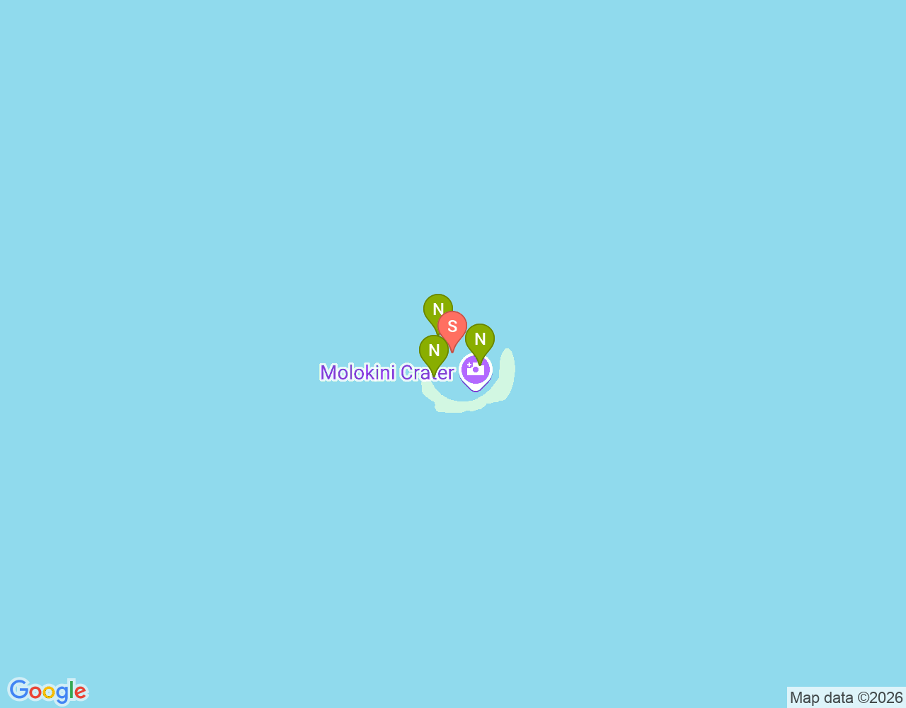 Mapa da localização de Middle Reef
