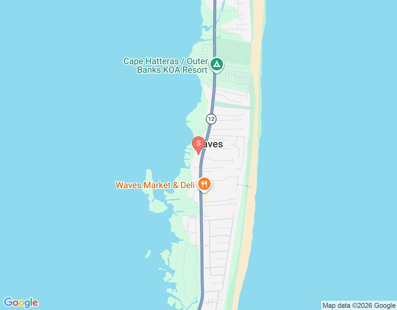 Mapa da localização de Real Watersports