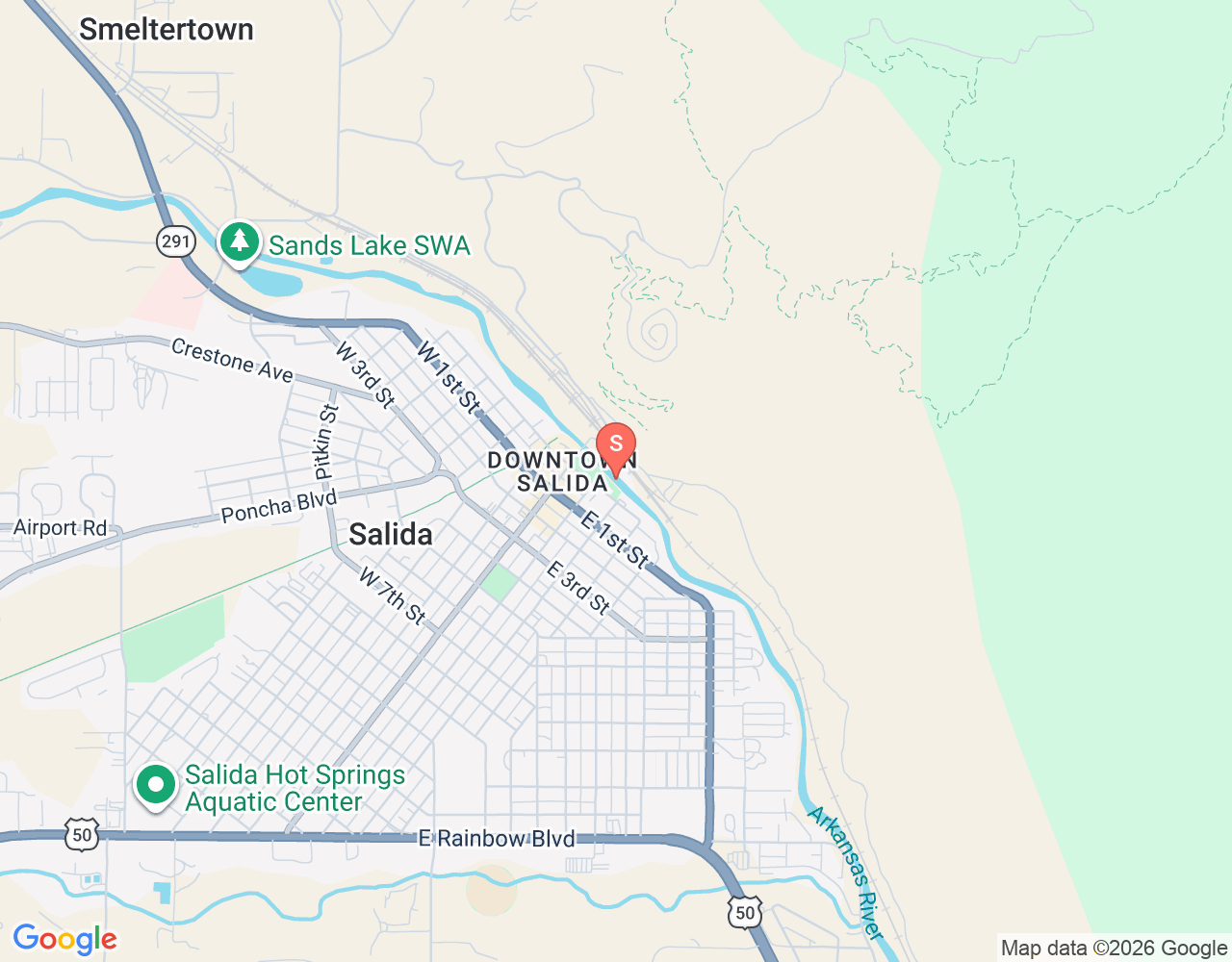 Mapa de ubicación de Scout Surf Wave