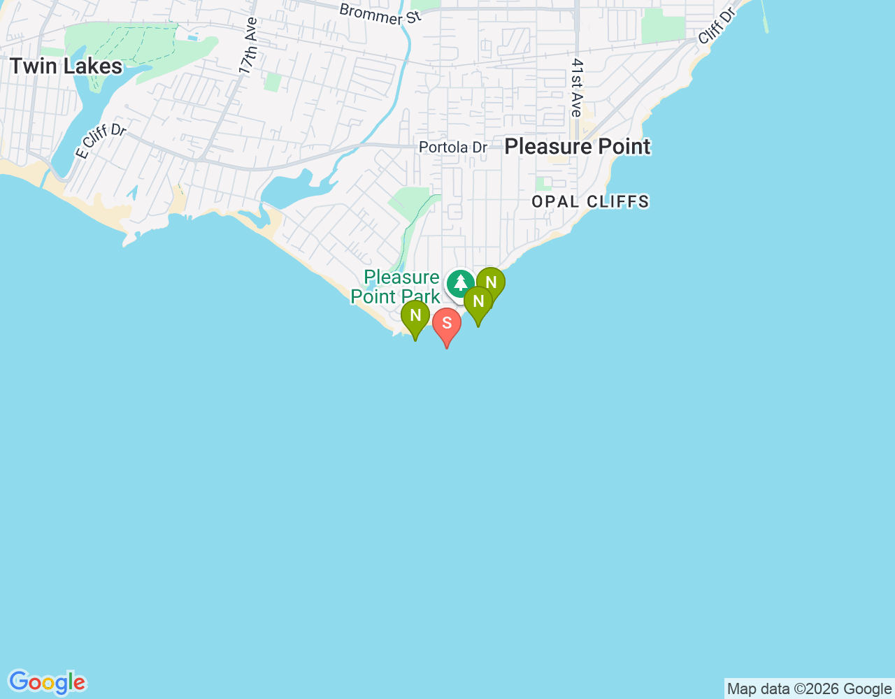 Mapa da localização de Sewer Peak