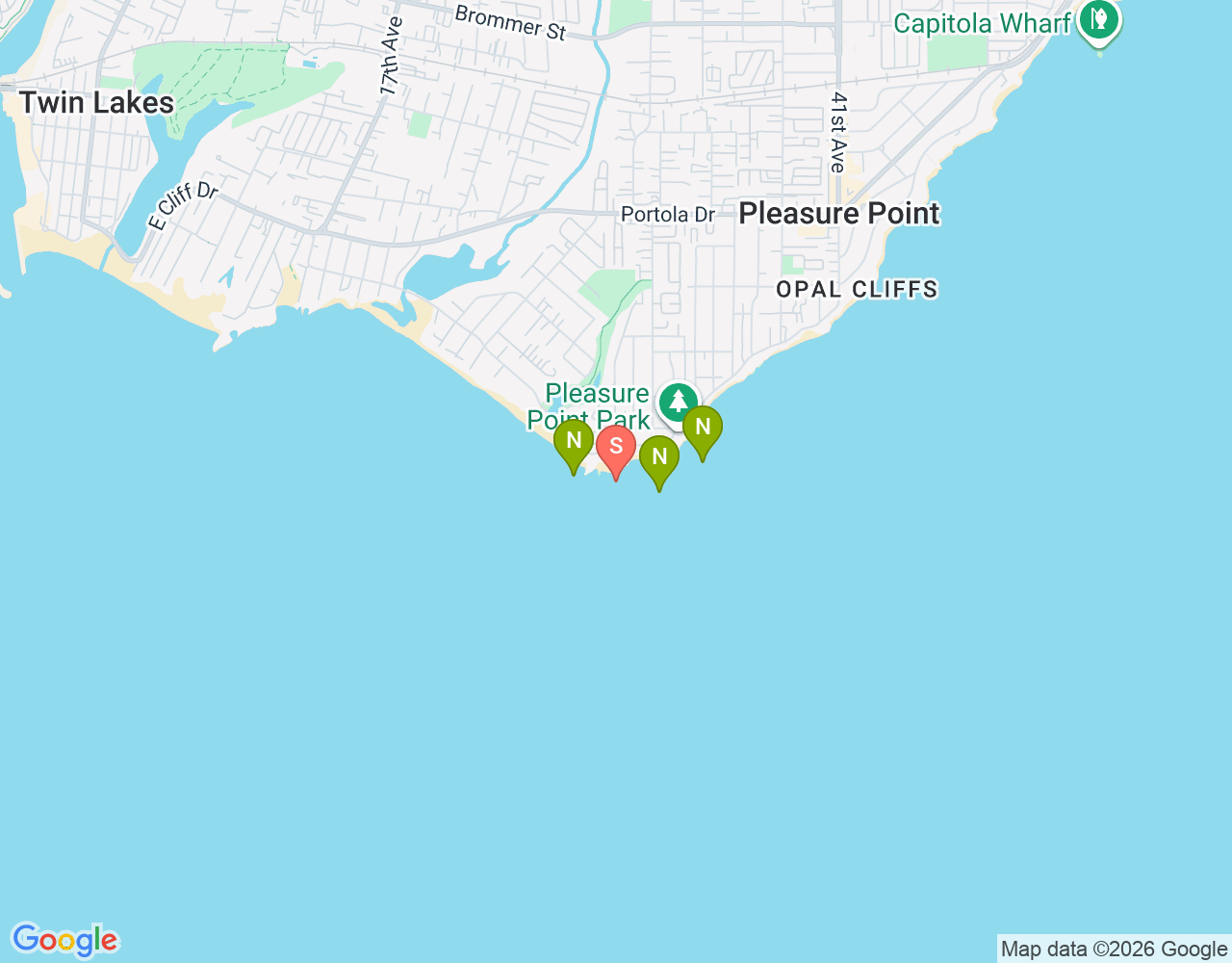 Suicide's location map