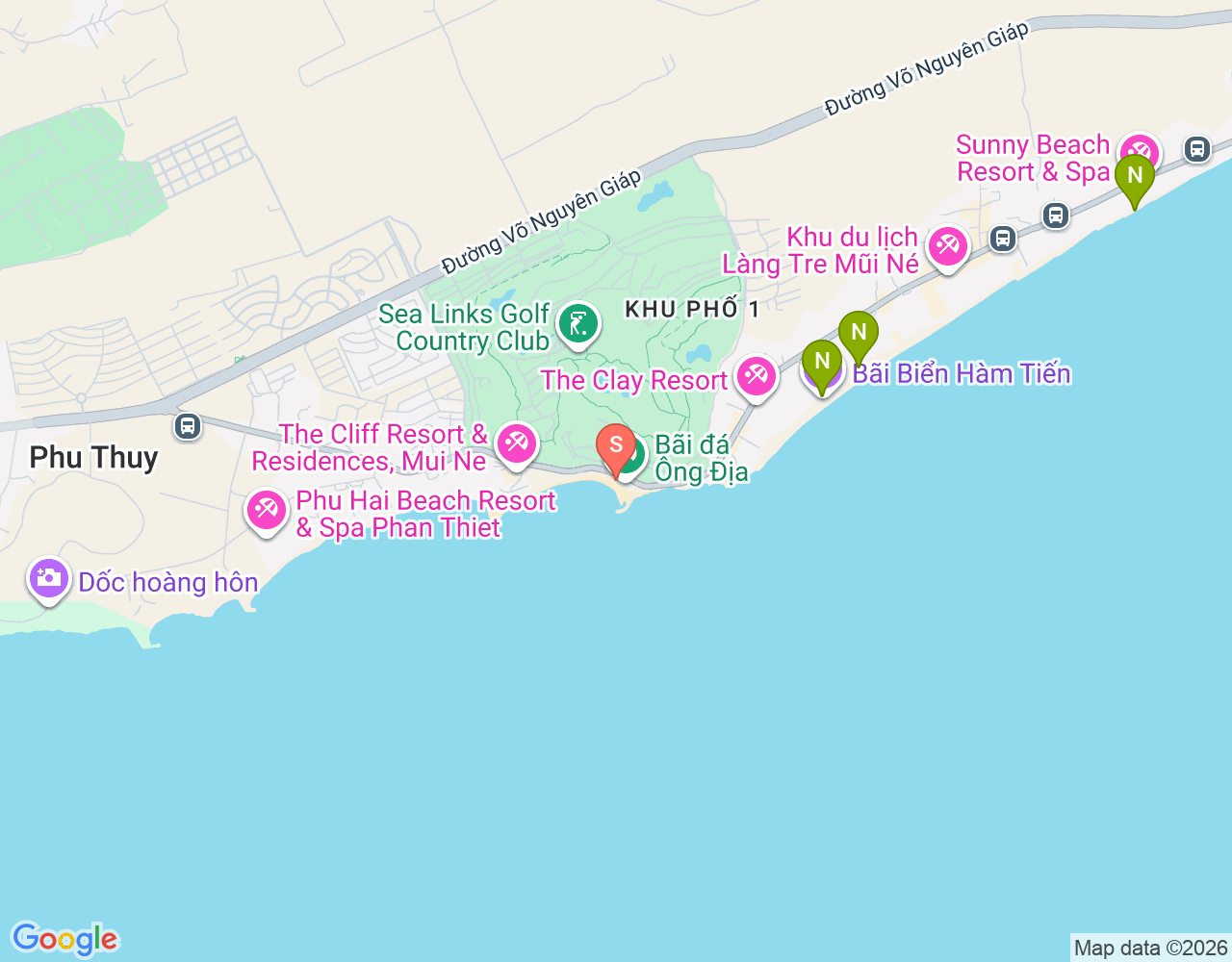 Mapa de ubicación de Surf spot - Sealinks